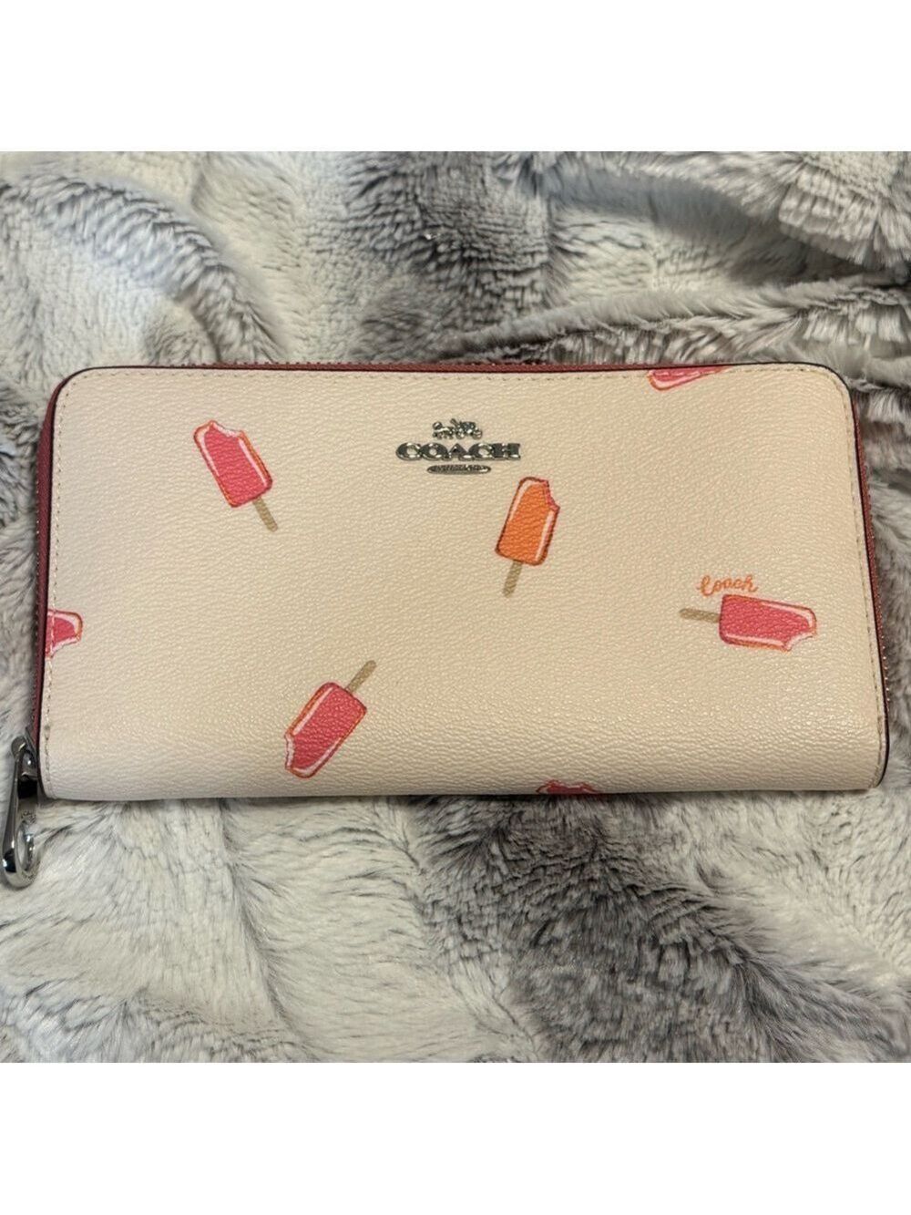Coach - Popsicle Long Zip Around Wallet - NO CALL OUTS